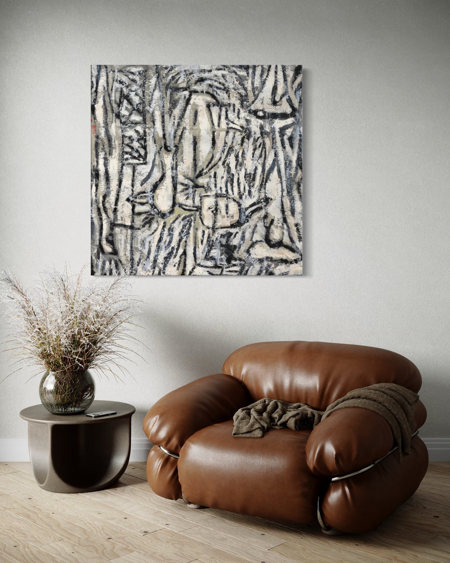 Monsoon Script - Canvas Print