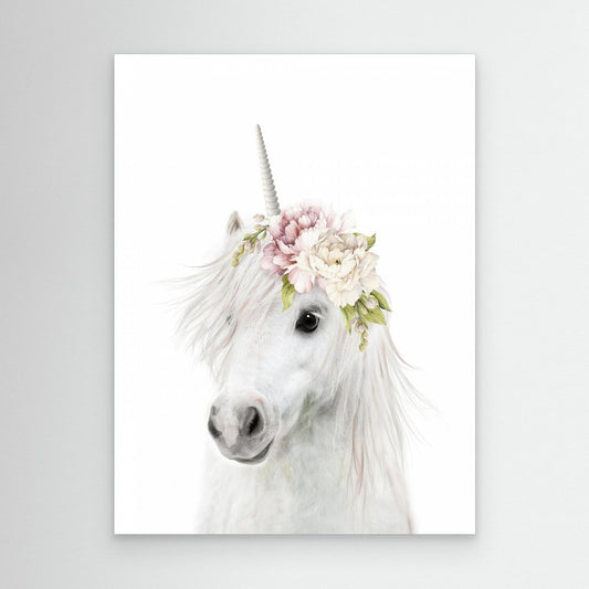 Floral Unicorn by Lola Peacock