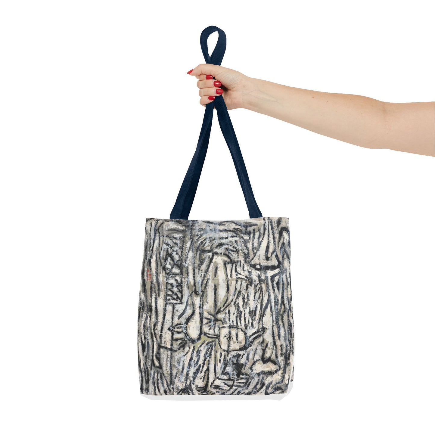 Artistic Abstract Tote Bag - Stylish Eco-Friendly Carryall