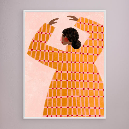 The Woman With the Checked Dress by Bea Müller