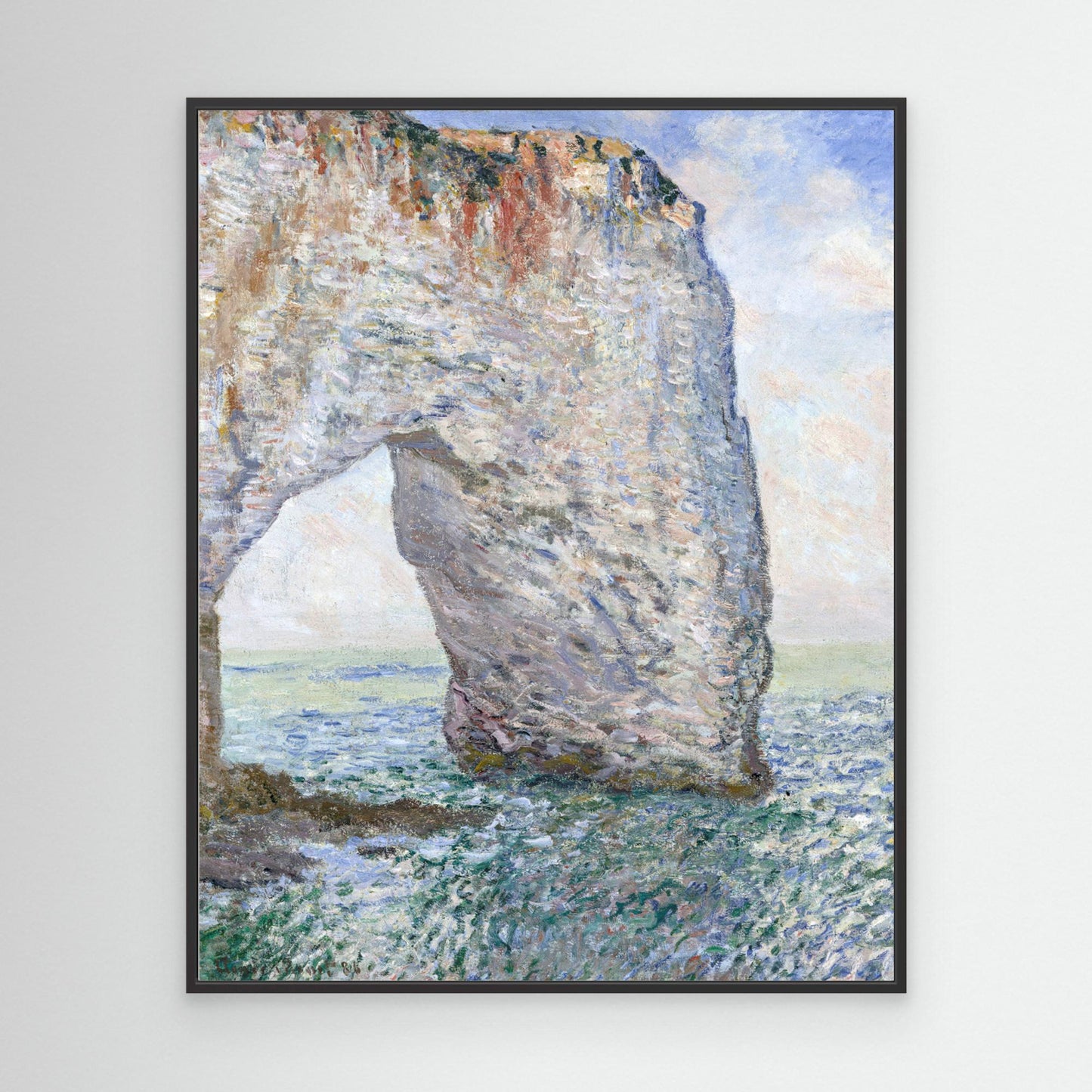 The Manneporte Near Étretat (1886) by Pictufy