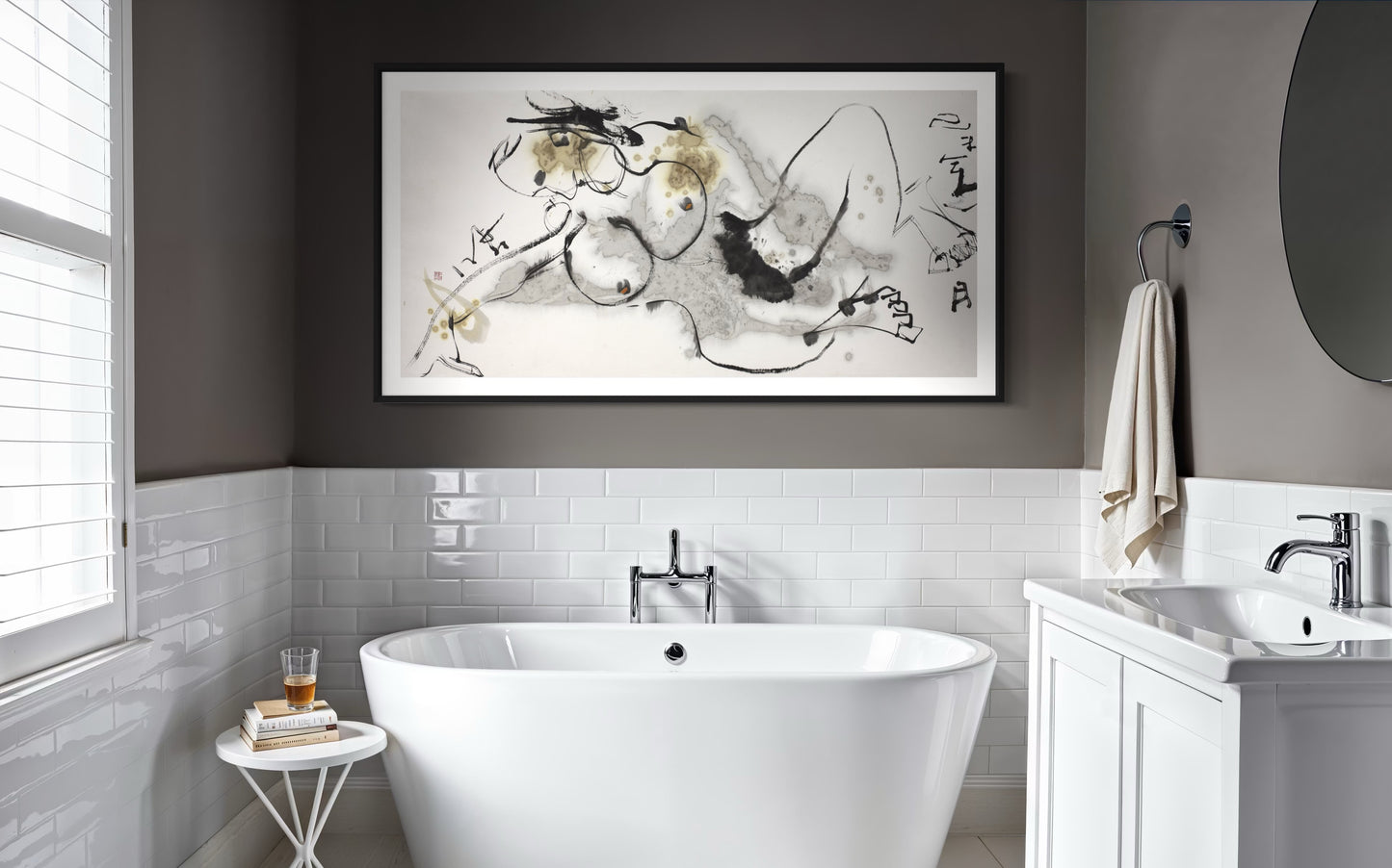 Reclining Muse-Canvas Print