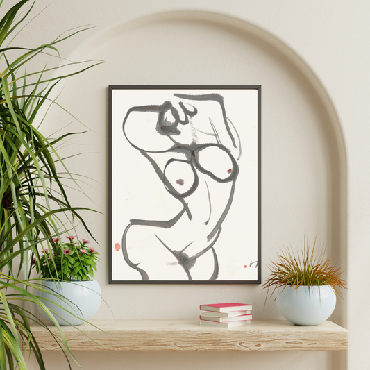 Grace in Ink - Canvas Print