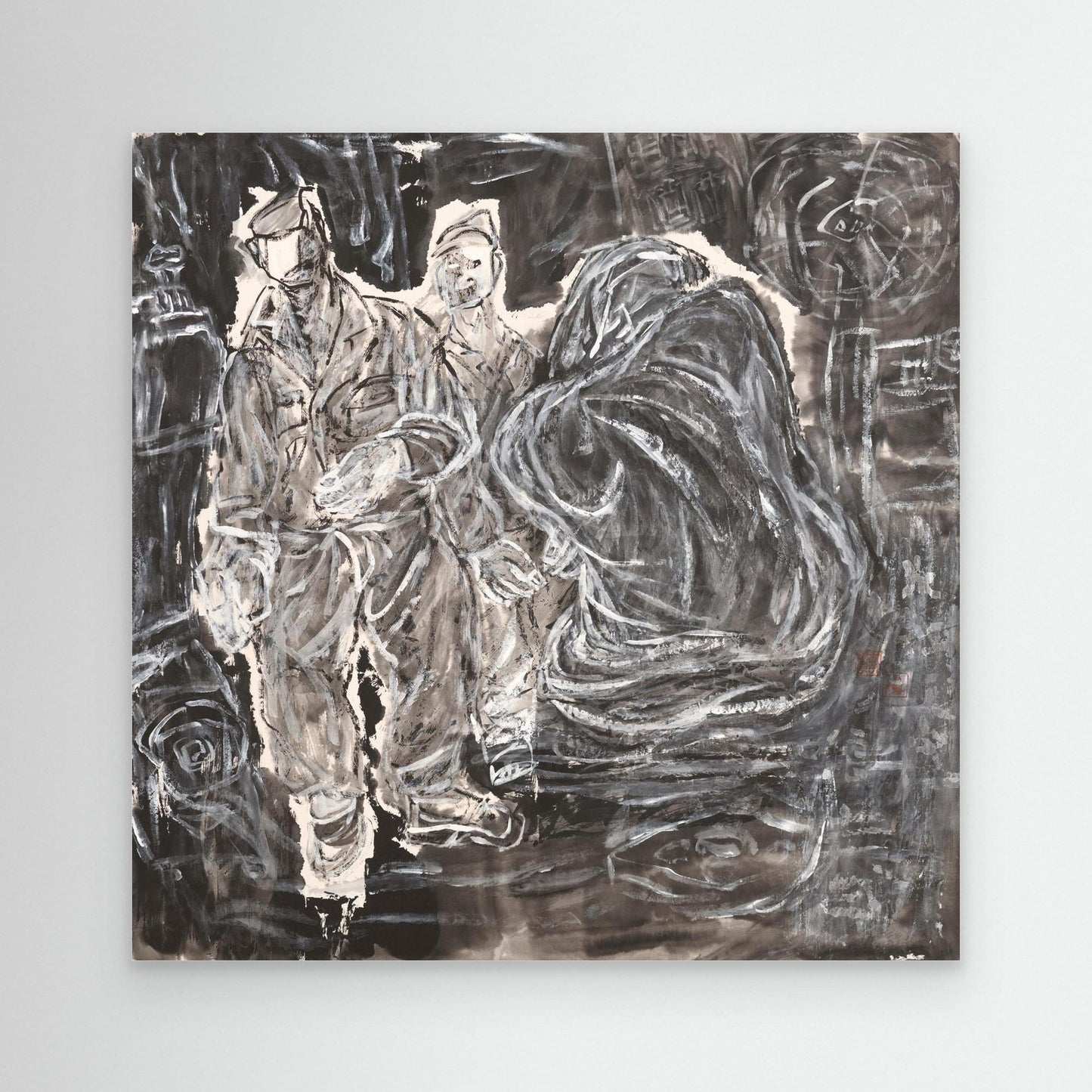 Echoes Beneath the Cloak – Canvas Print