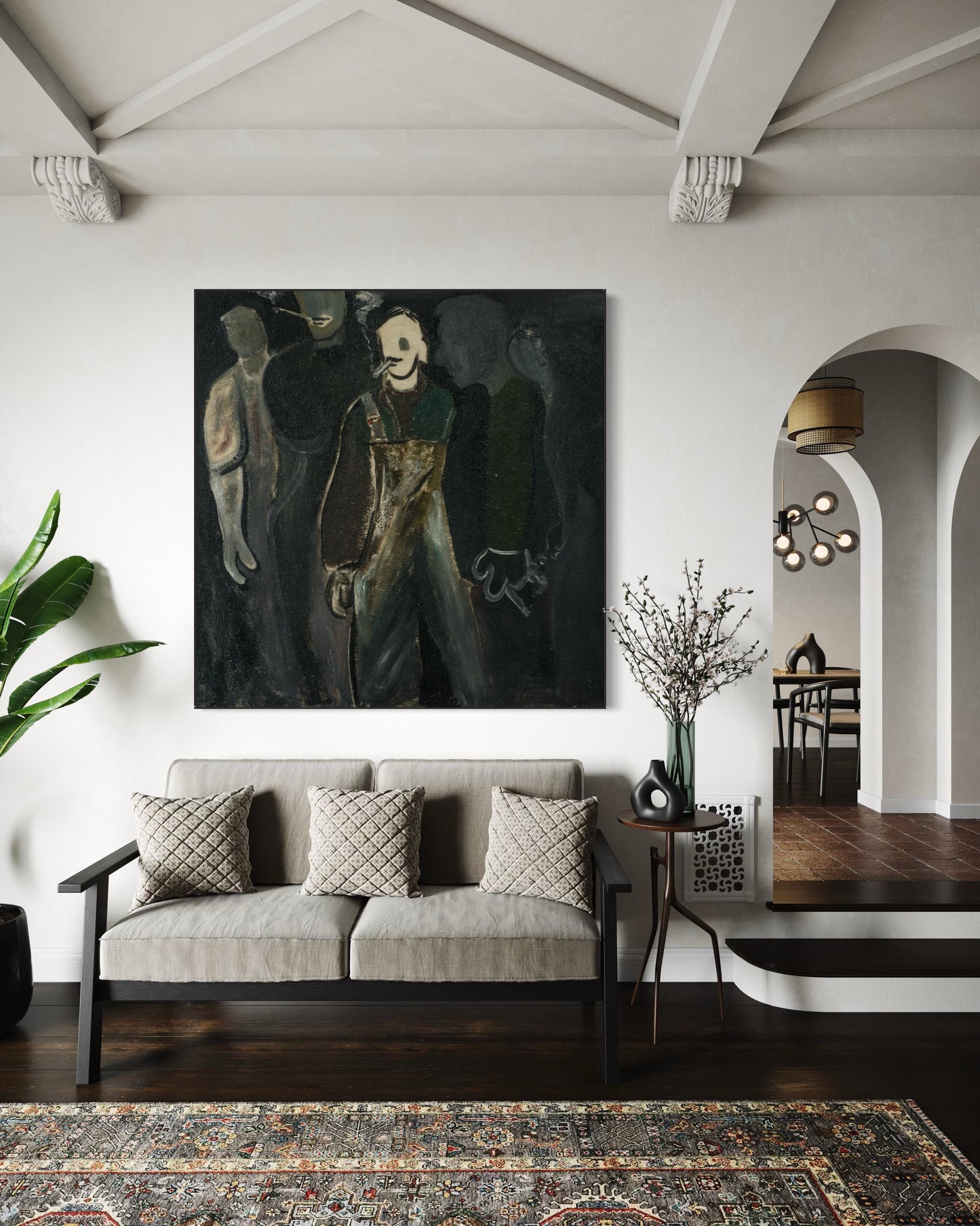 Men of the Line - Canvas Print