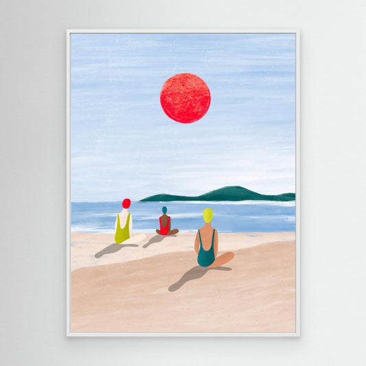 Girls At the Beach by Bea Müller