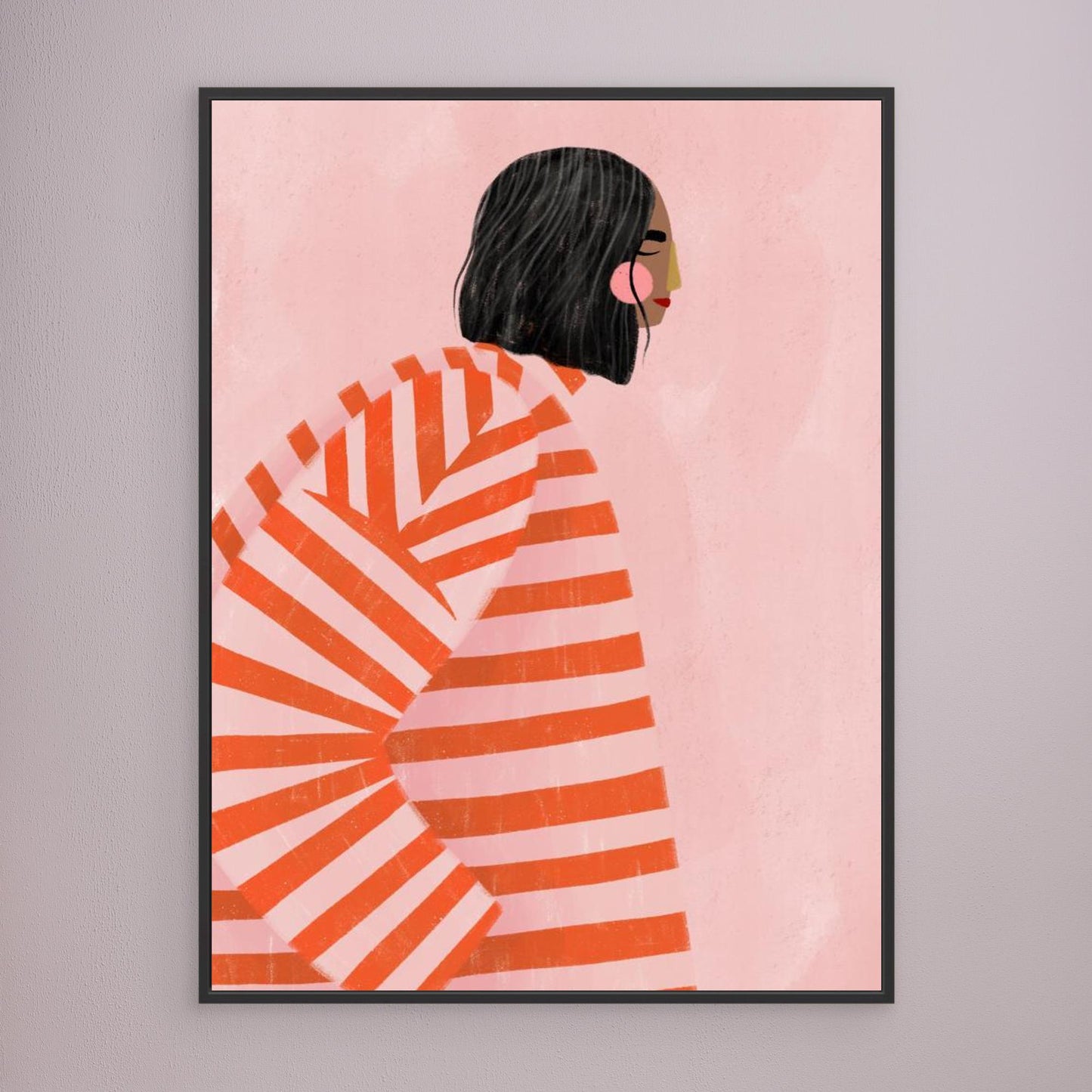 The Woman With the Orange Stripes by Bea Müller