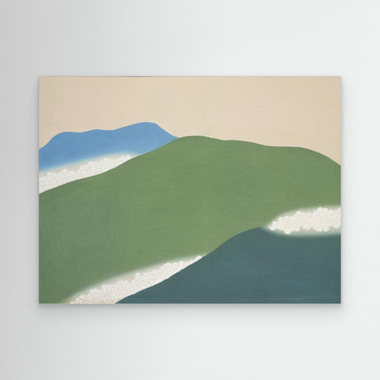 Green mountains from Momoyogusa by Pictufy