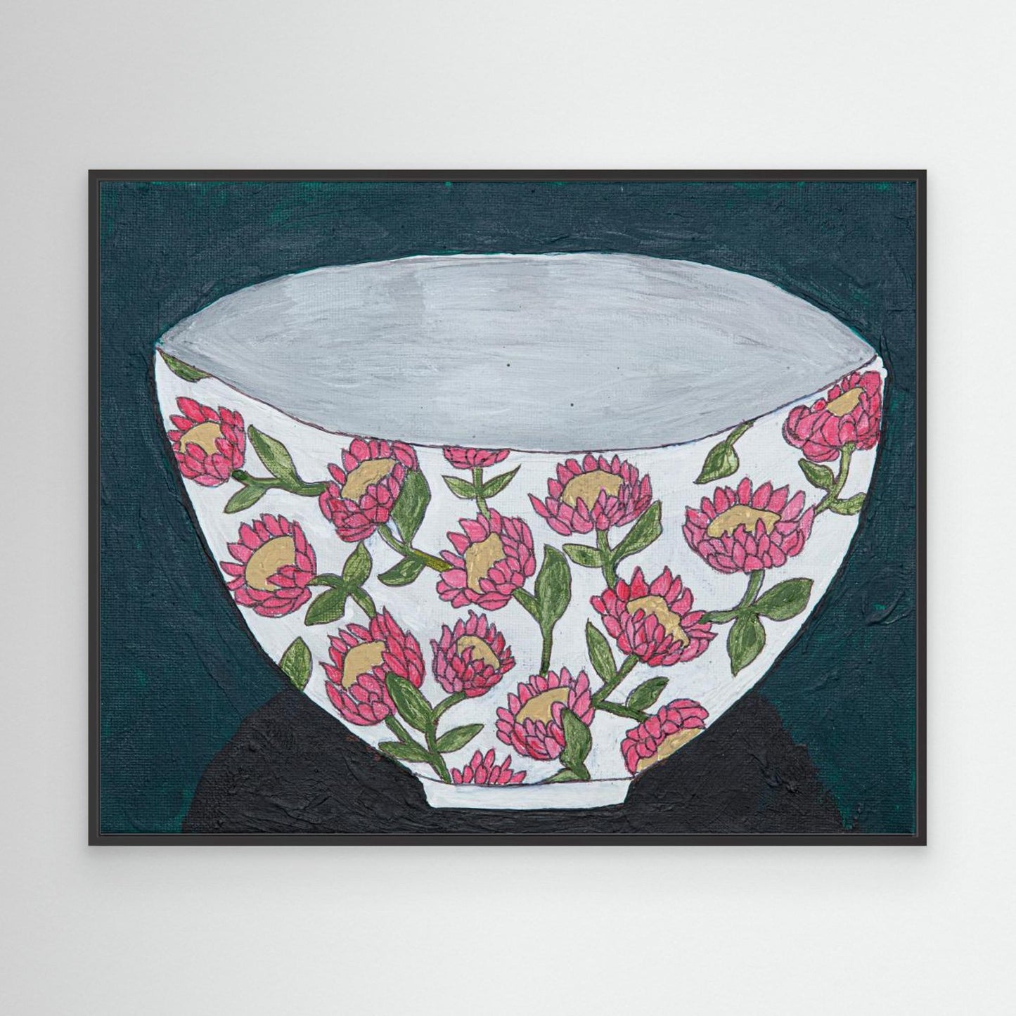 Pink Protea Bowl by Dale Hefer &Amp; Family