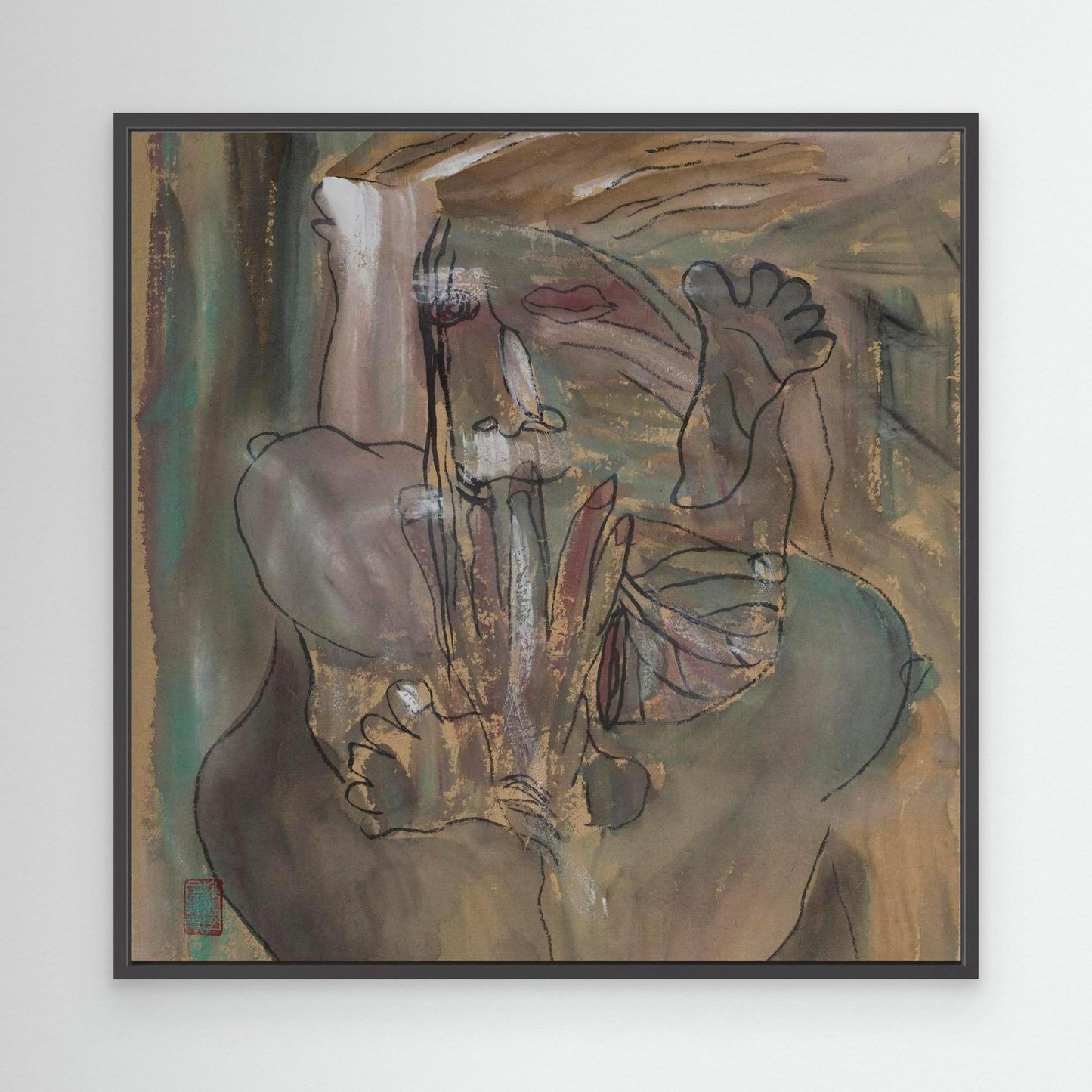 Dislocated Forms - Canvas Print