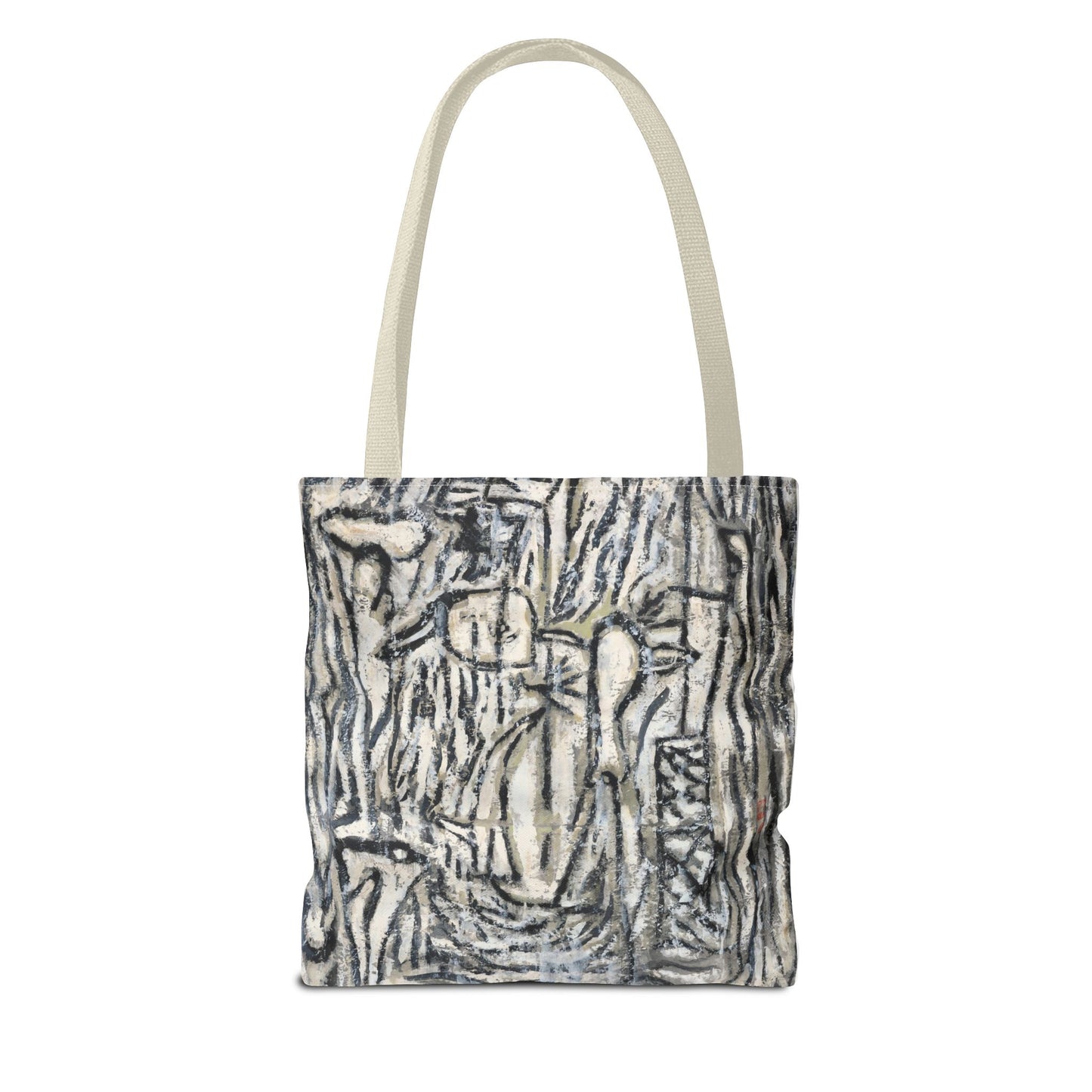 Artistic Abstract Tote Bag - Stylish Eco-Friendly Carryall