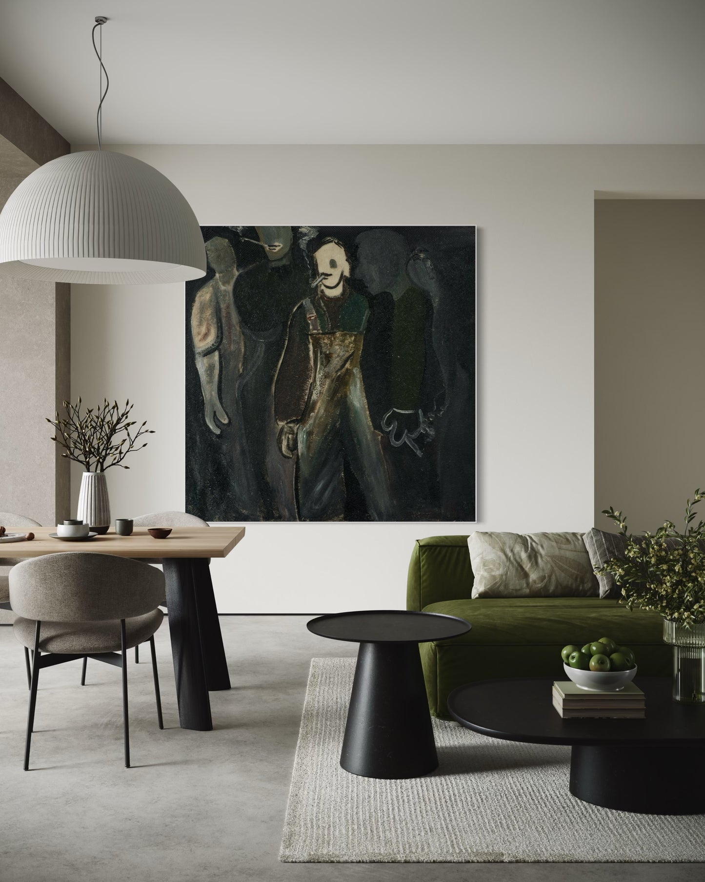 Men of the Line - Canvas Print