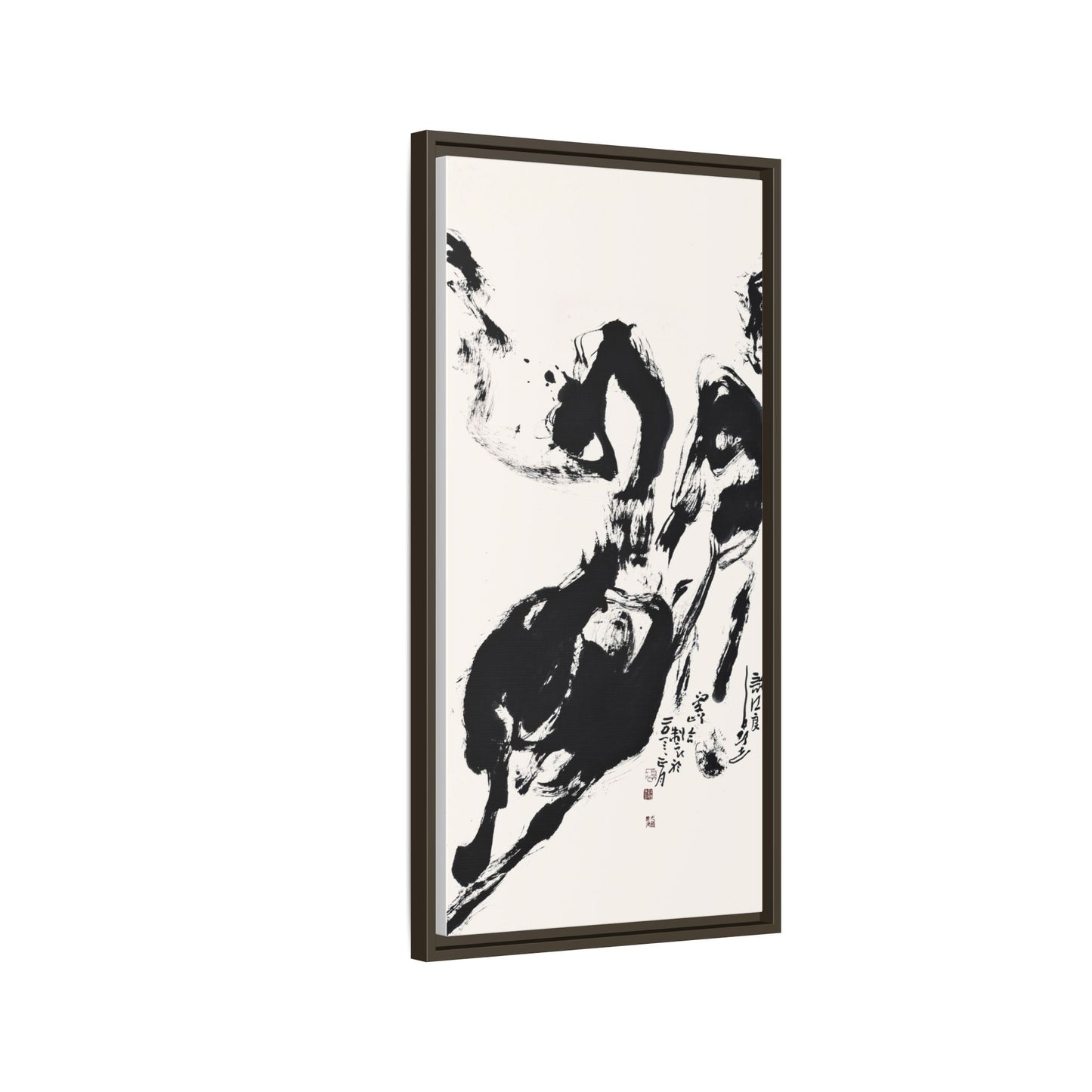 Abstract Framed Canvas Print – Multi-Color Art for Contemporary Spaces