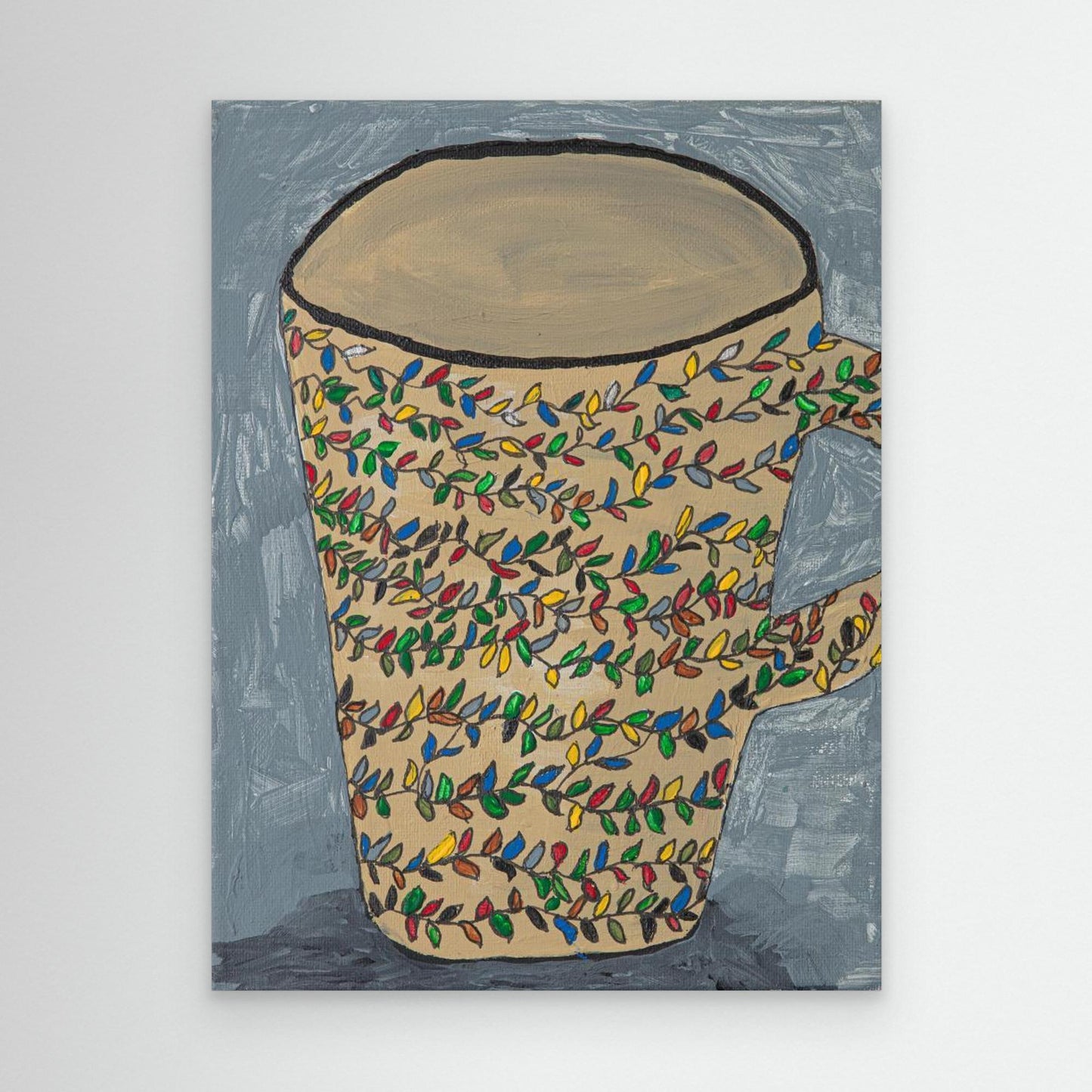 Mug With Leaves by Dale Hefer &Amp; Family