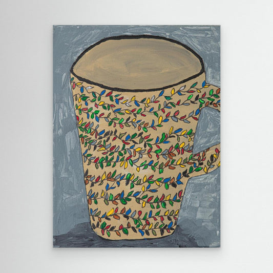 Mug With Leaves by Dale Hefer &Amp; Family