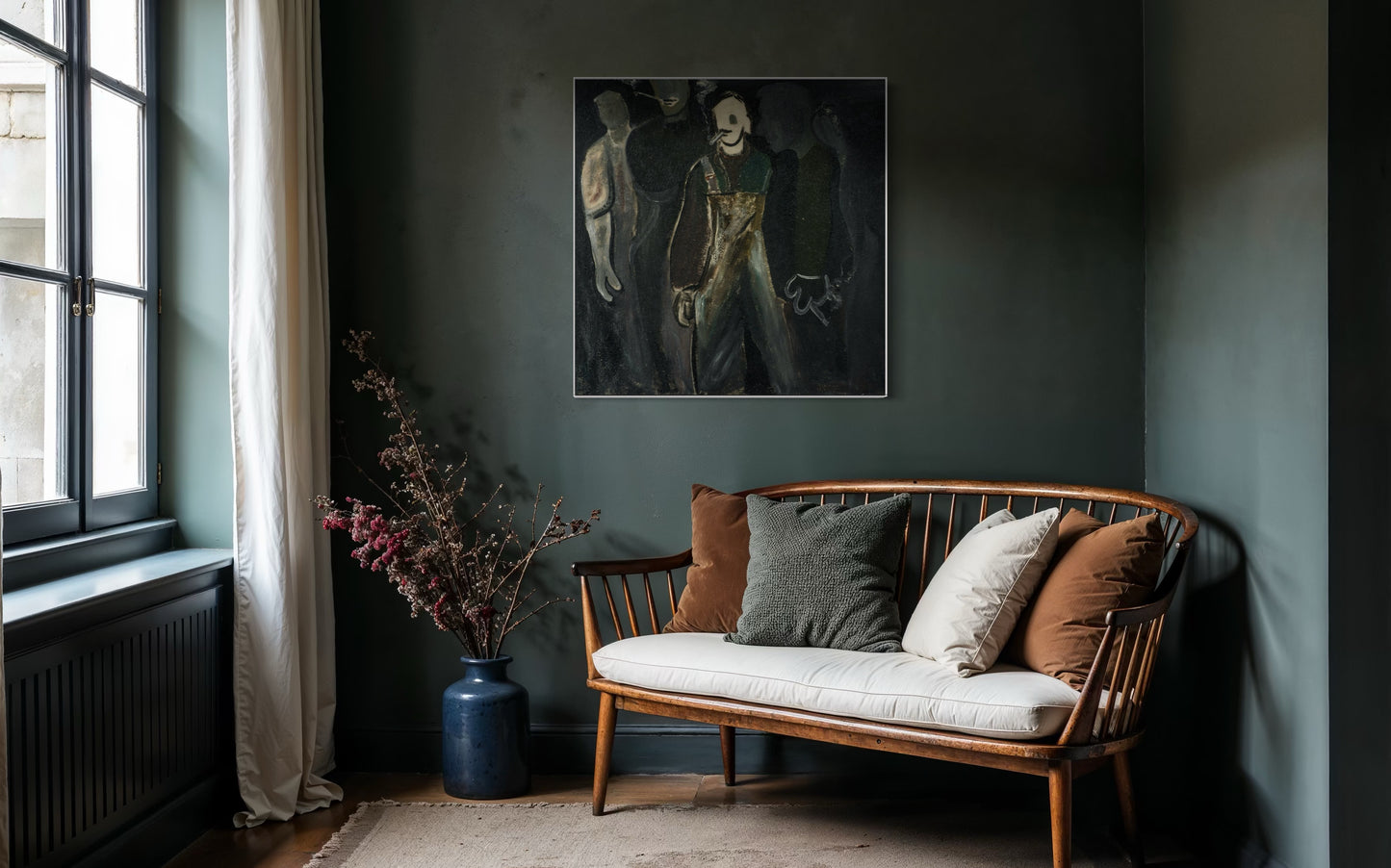 Men of the Line - Canvas Print