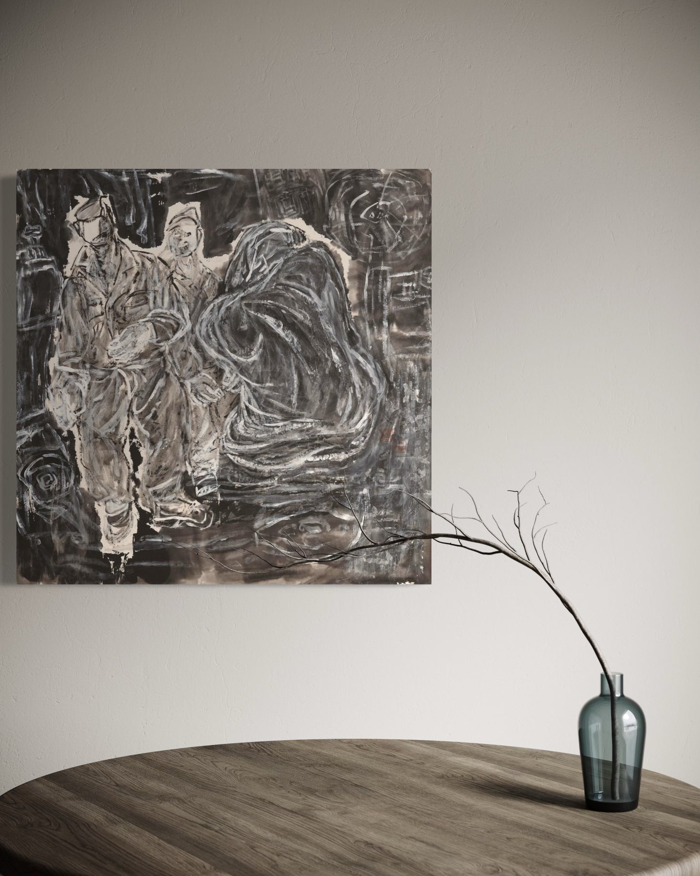 Echoes Beneath the Cloak – Canvas Print