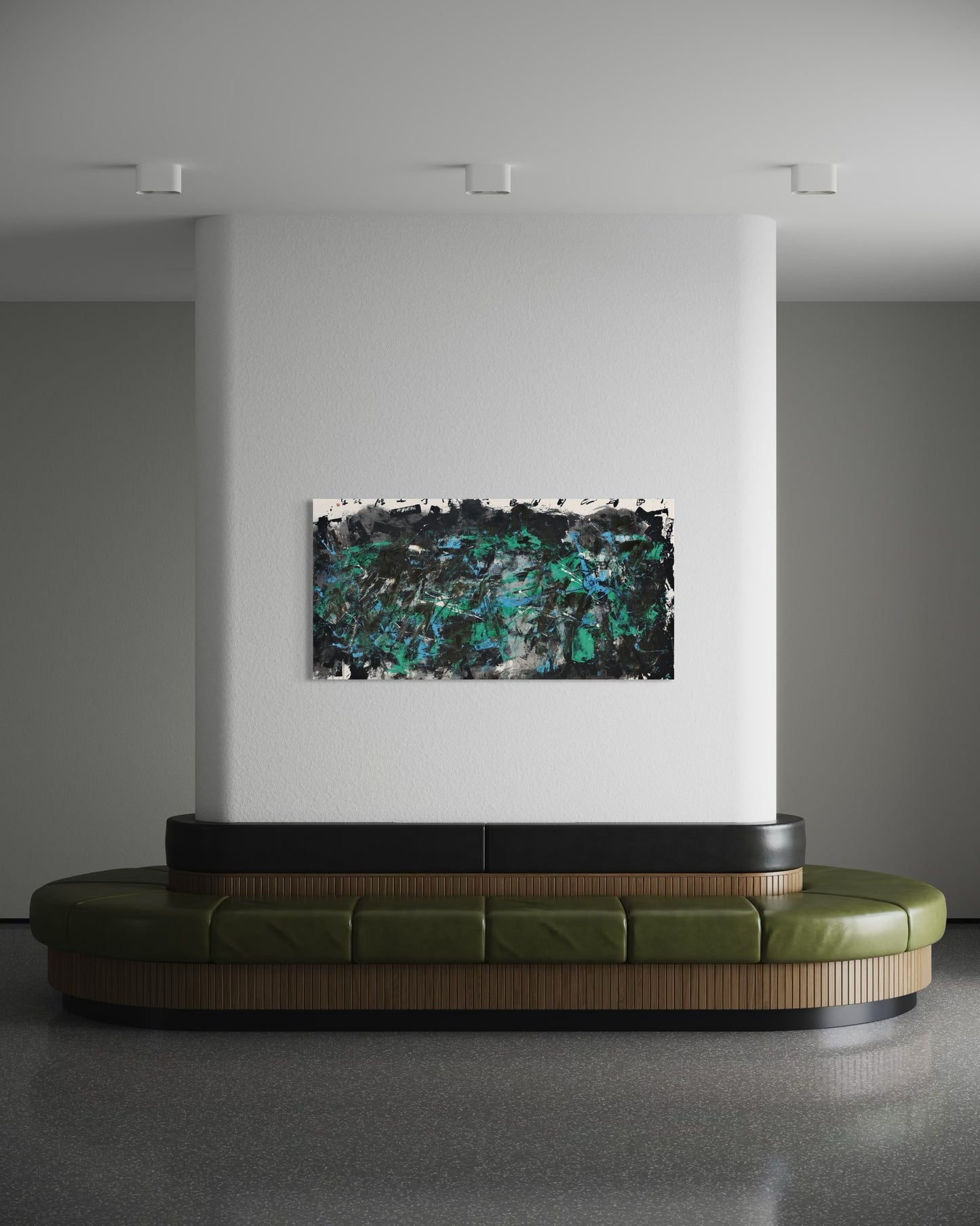 Emerald Tempest - Canvas Print