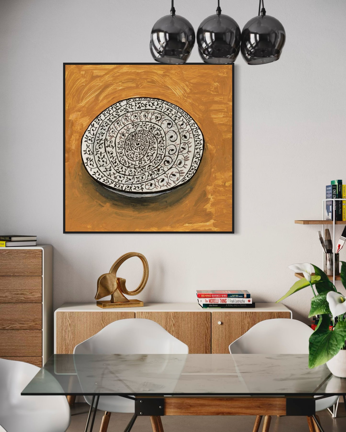 B&w Plate by Dale Hefer &Amp; Family