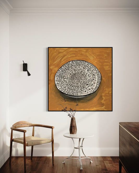 B&w Plate by Dale Hefer &Amp; Family