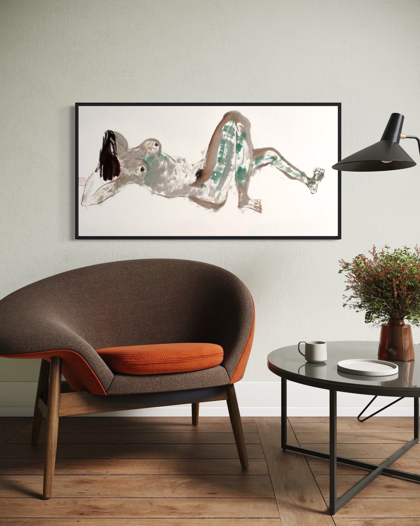 Reclining Silence - Canvas Print