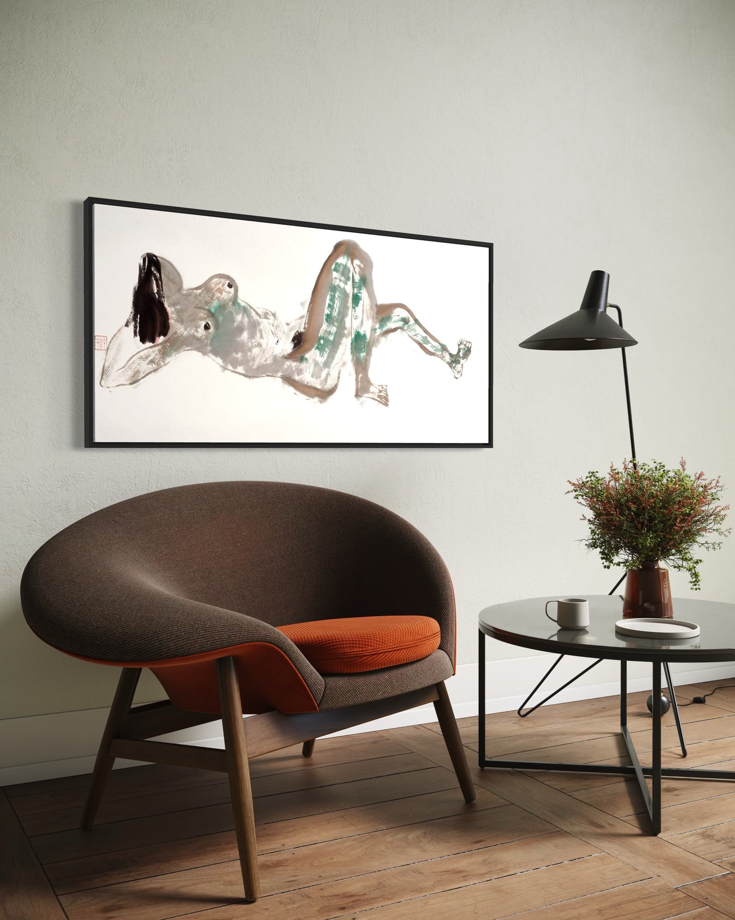 Reclining Silence - Canvas Print