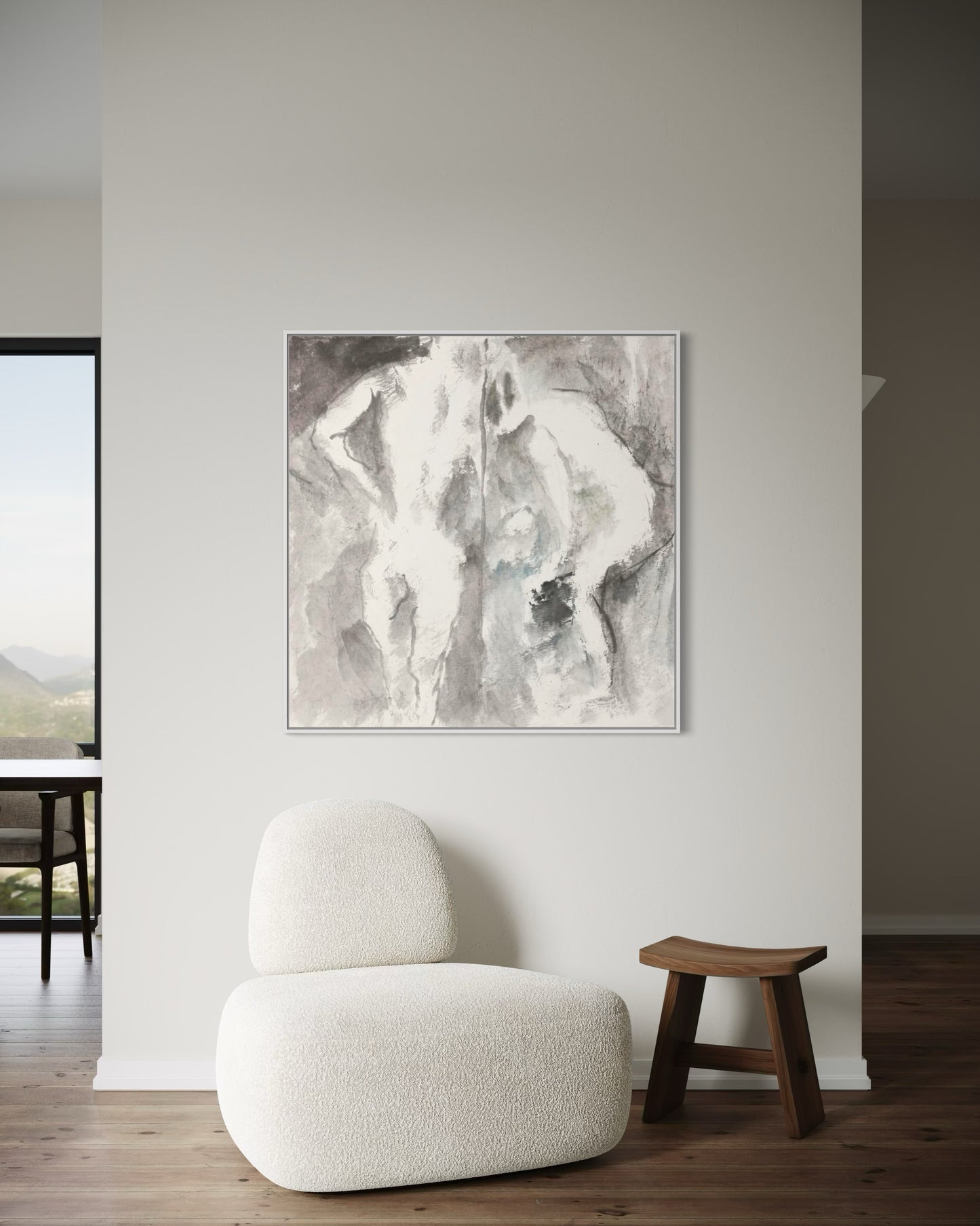 October Reflections on the Clear River - Canvas Print
