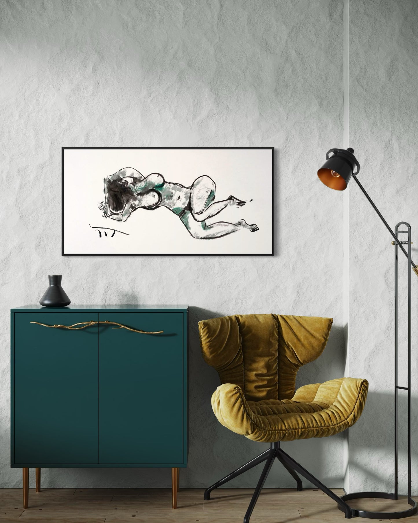 Resting Figure - Canvas Print