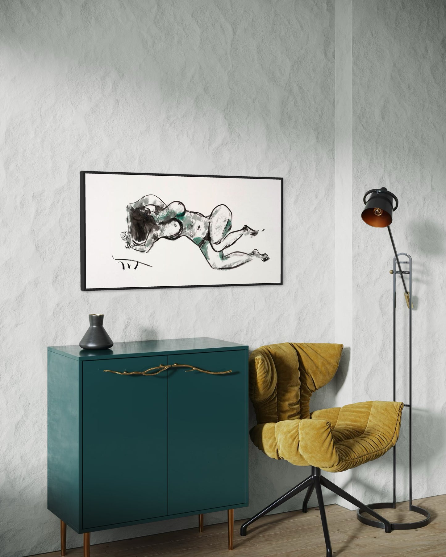 Resting Figure - Canvas Print