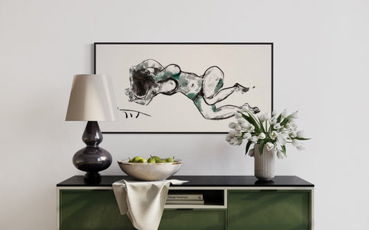 Resting Figure - Canvas Print