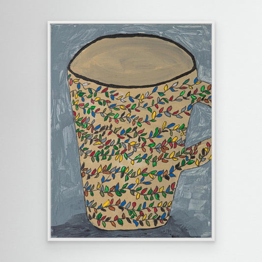 Mug With Leaves by Dale Hefer &Amp; Family