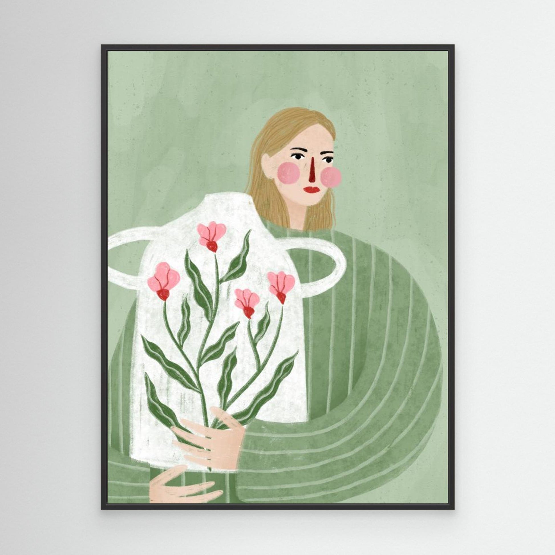 The Woman With He Vase by Bea Müller