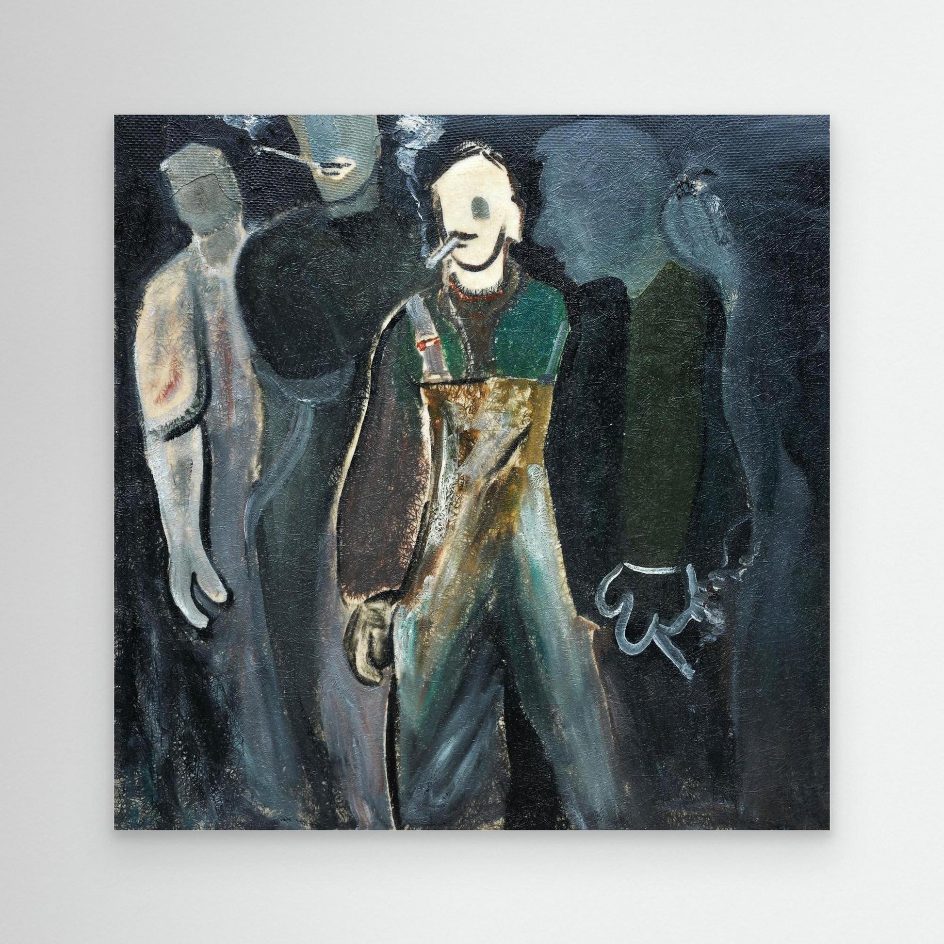 Men of the Line - Canvas Print