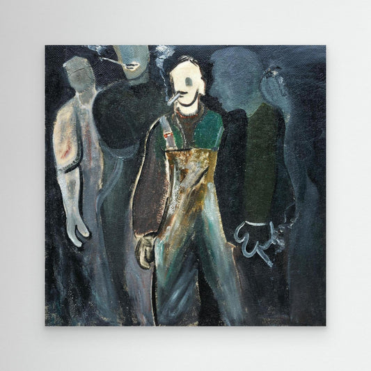 Men of the Line - Canvas Print