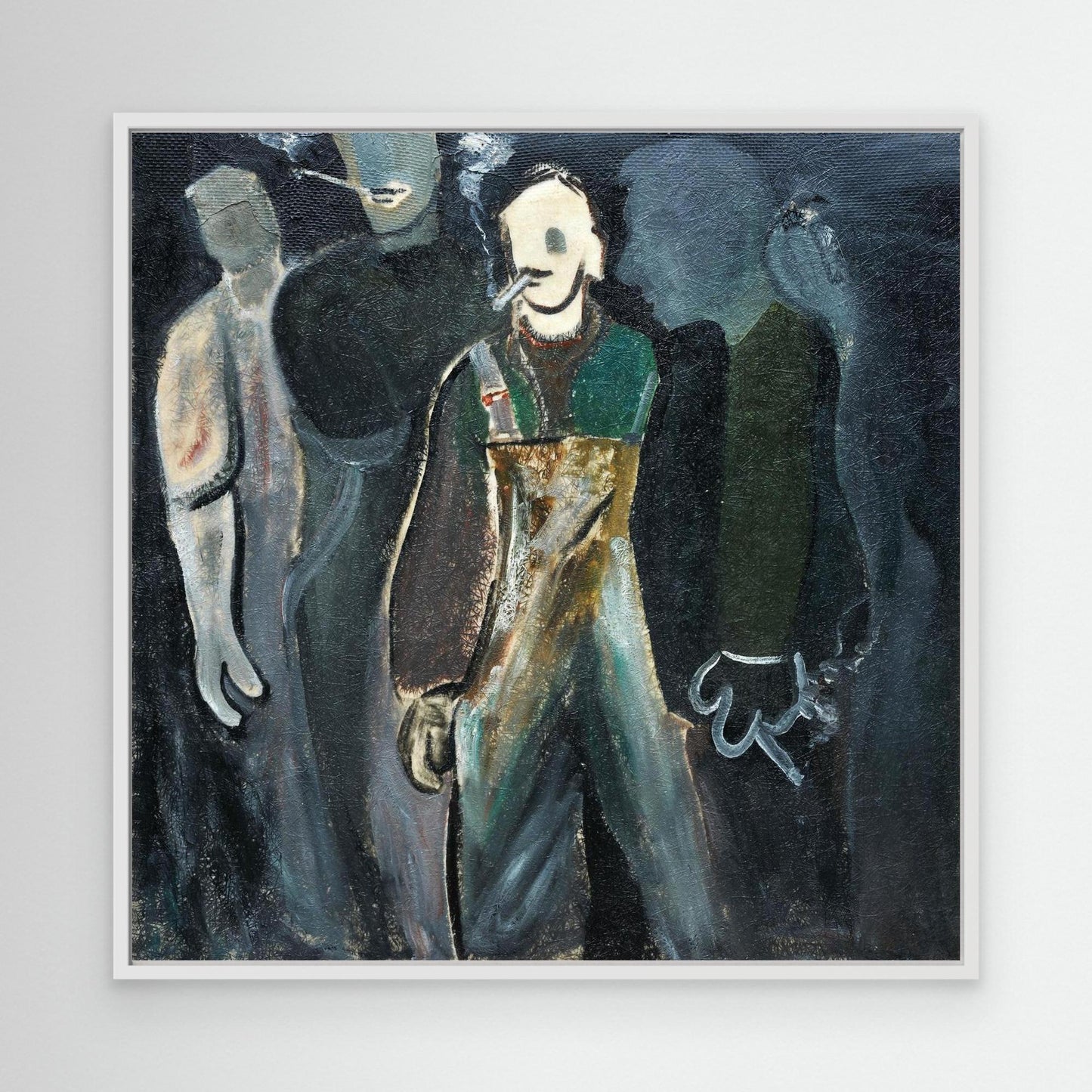 Men of the Line - Canvas Print