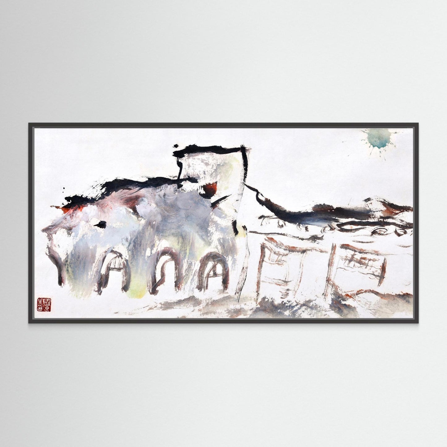 Sun-Drenched Ruins - Canvas Print