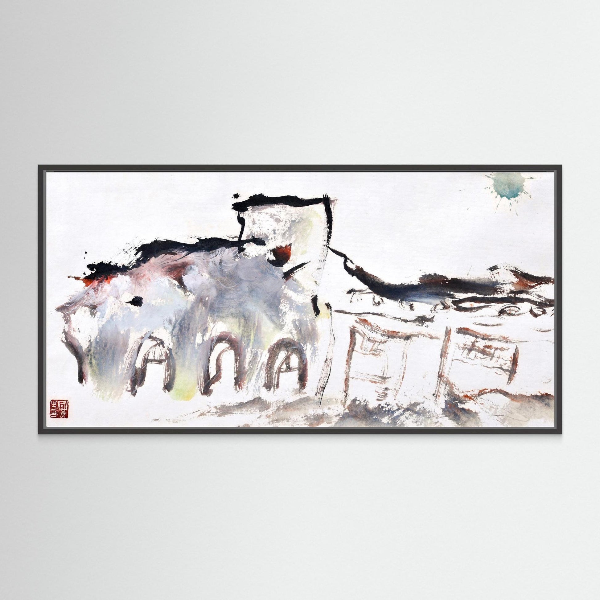 Sun-Drenched Ruins - Canvas Print