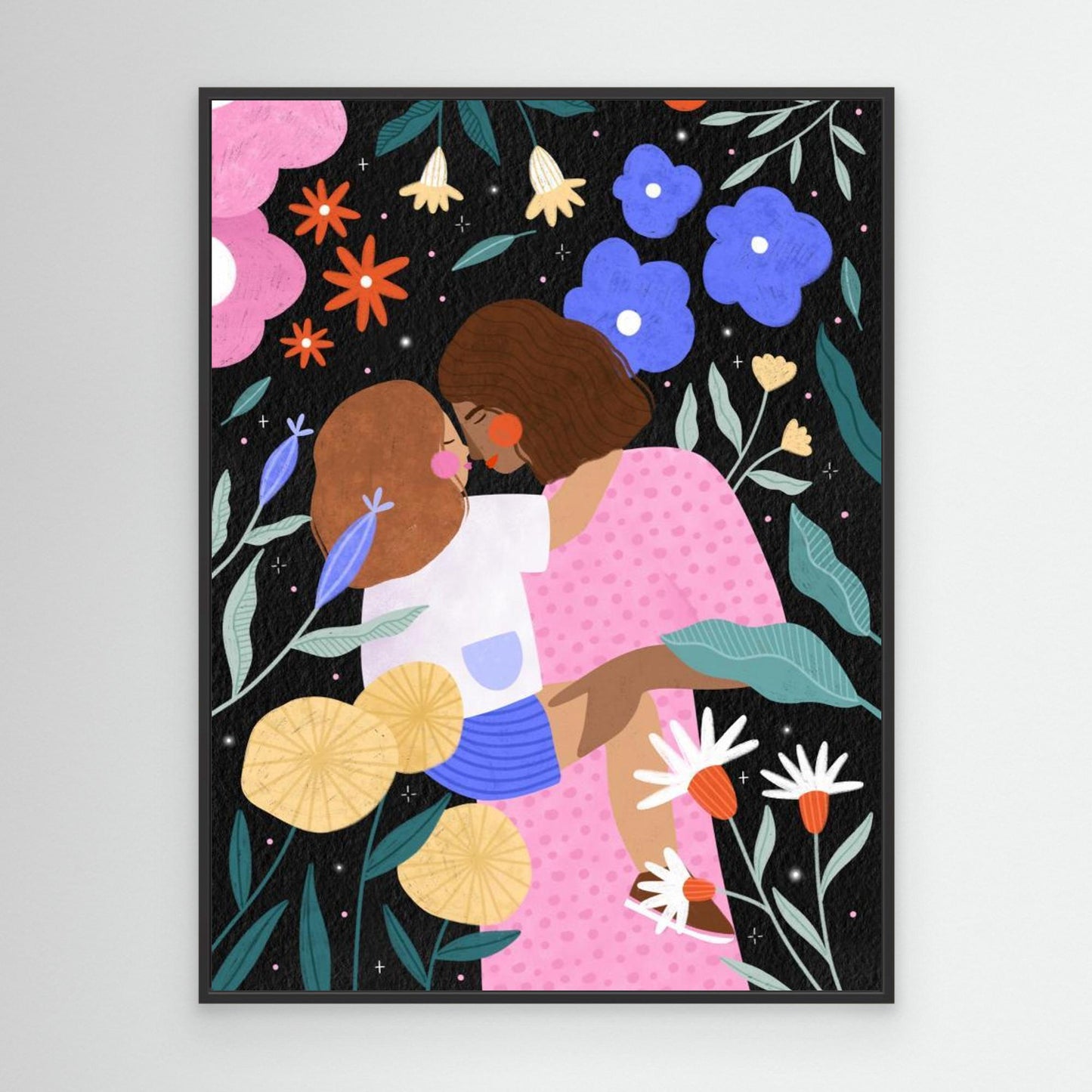 Mum and Daughter In Bloom by Bea Müller