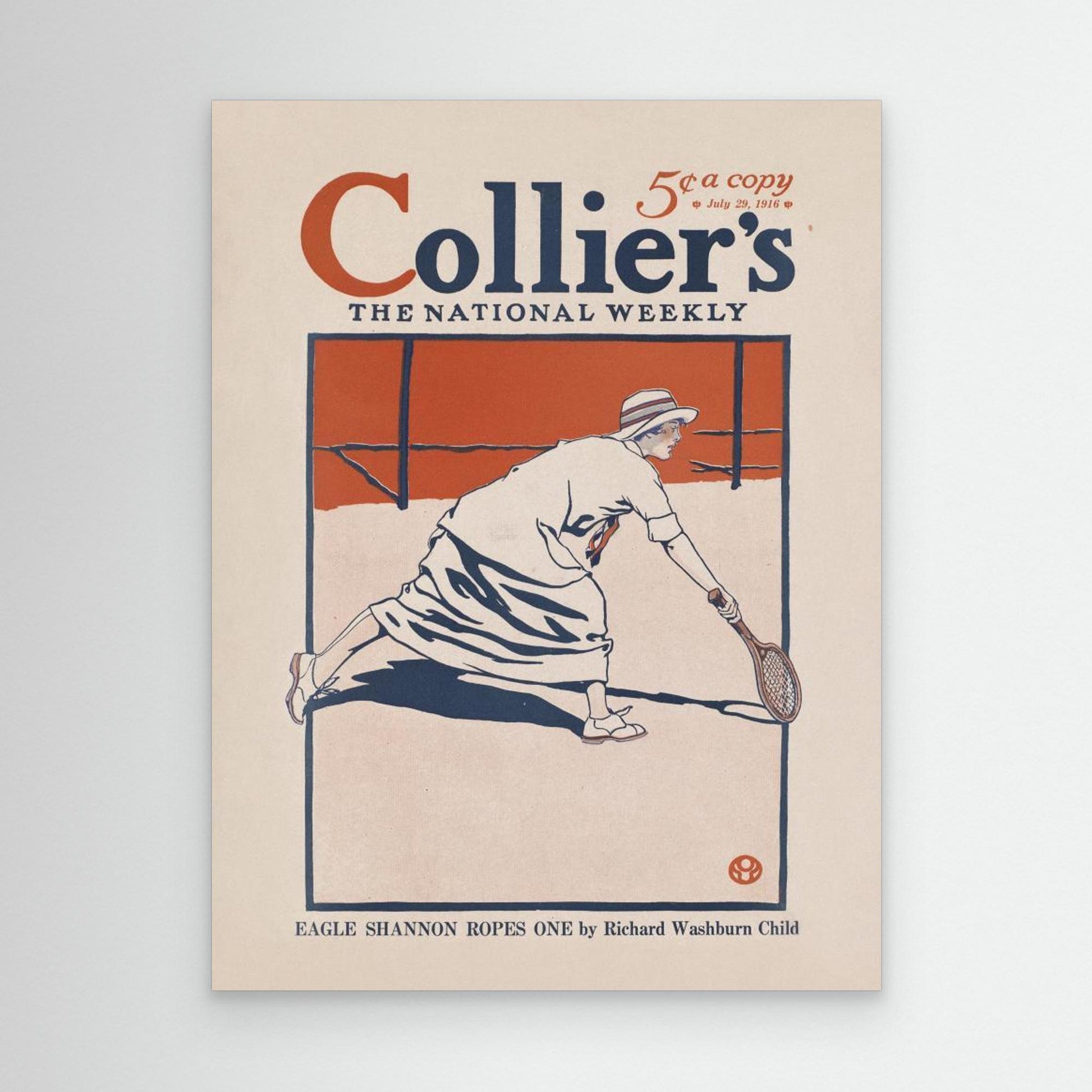 Collier's, the National Weekly, Eagle Shannon Ropes One by Pictufy