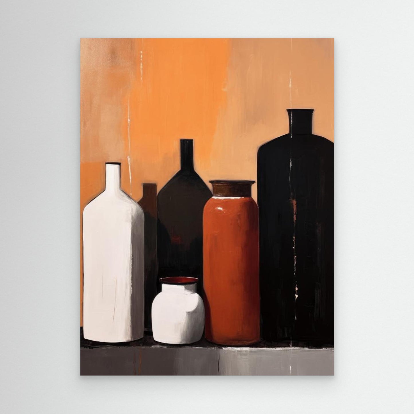 Still Life With Big Bottles by Treechild