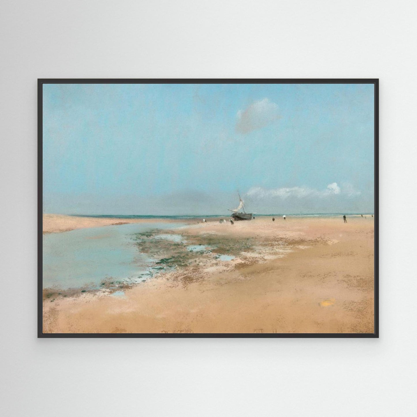 Beach At Low Tide by Pictufy