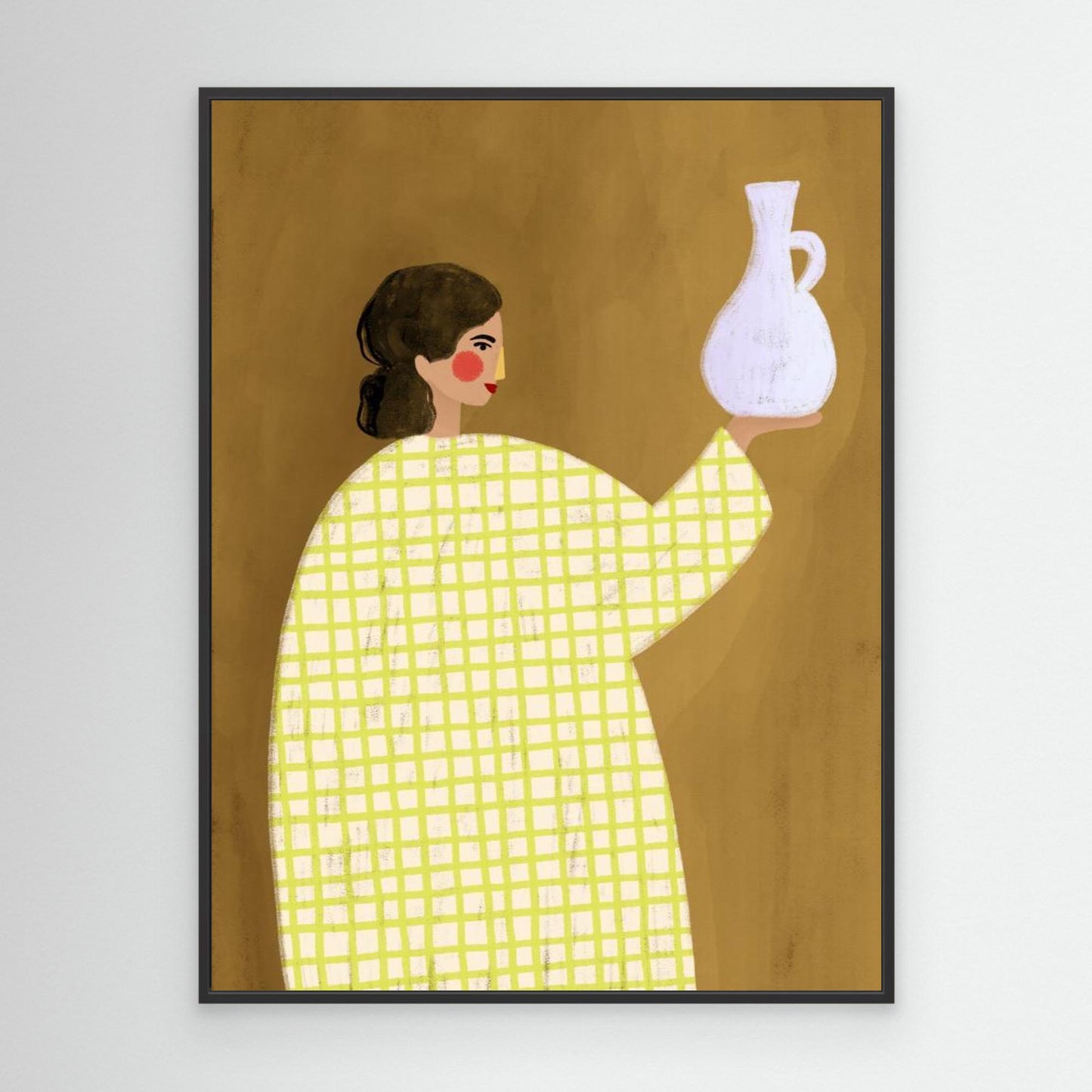 The Woman With Vase by Bea Müller