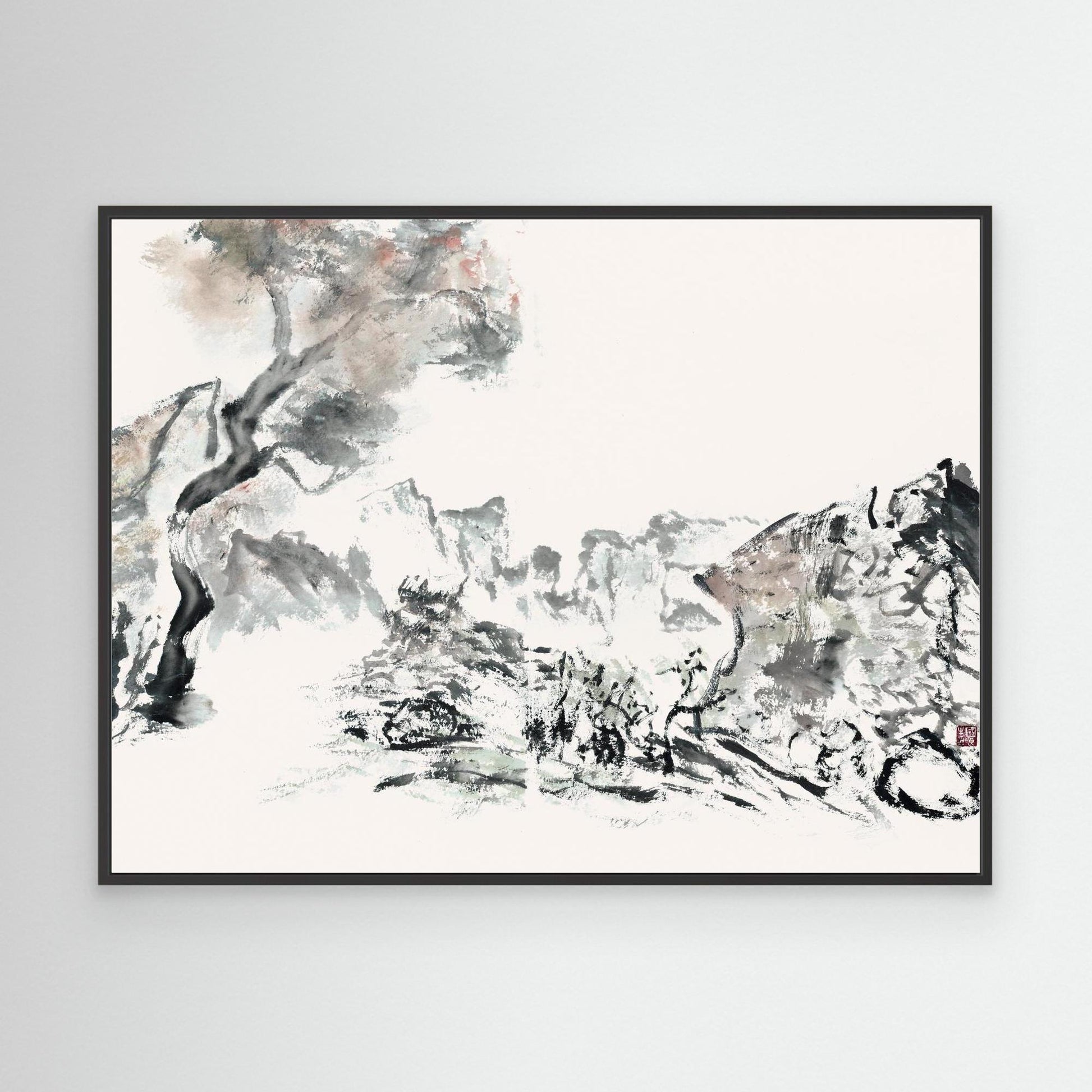 Whispers Beyond the Ridge - Canvas Print