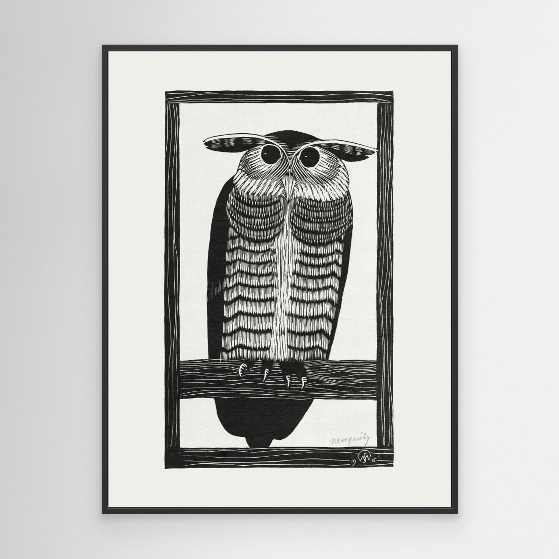 Horned Owl by Pictufy