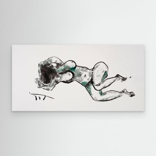Resting Figure - Canvas Print