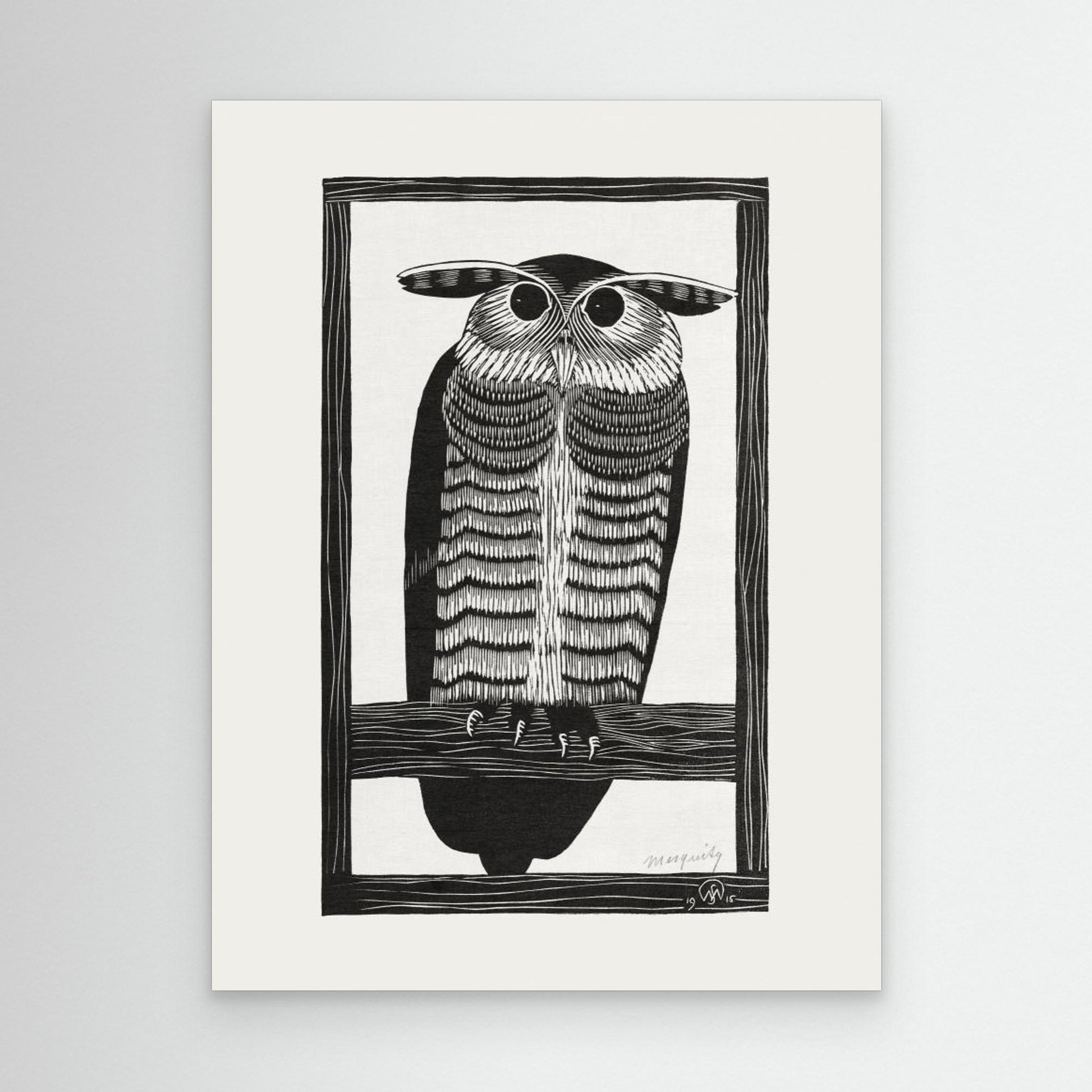 Horned Owl by Pictufy