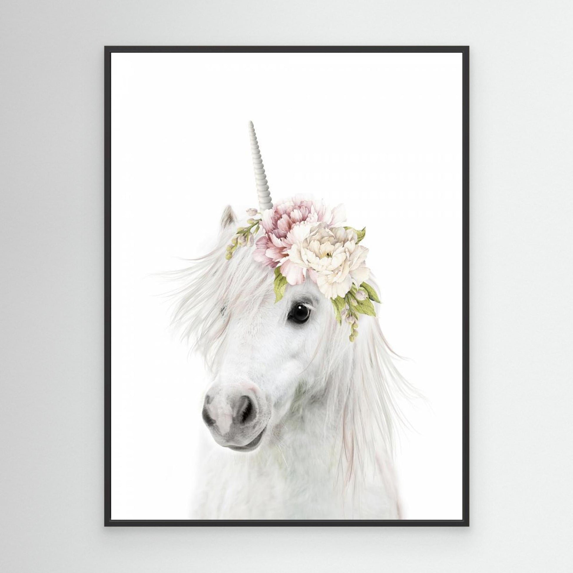 Floral Unicorn by Lola Peacock