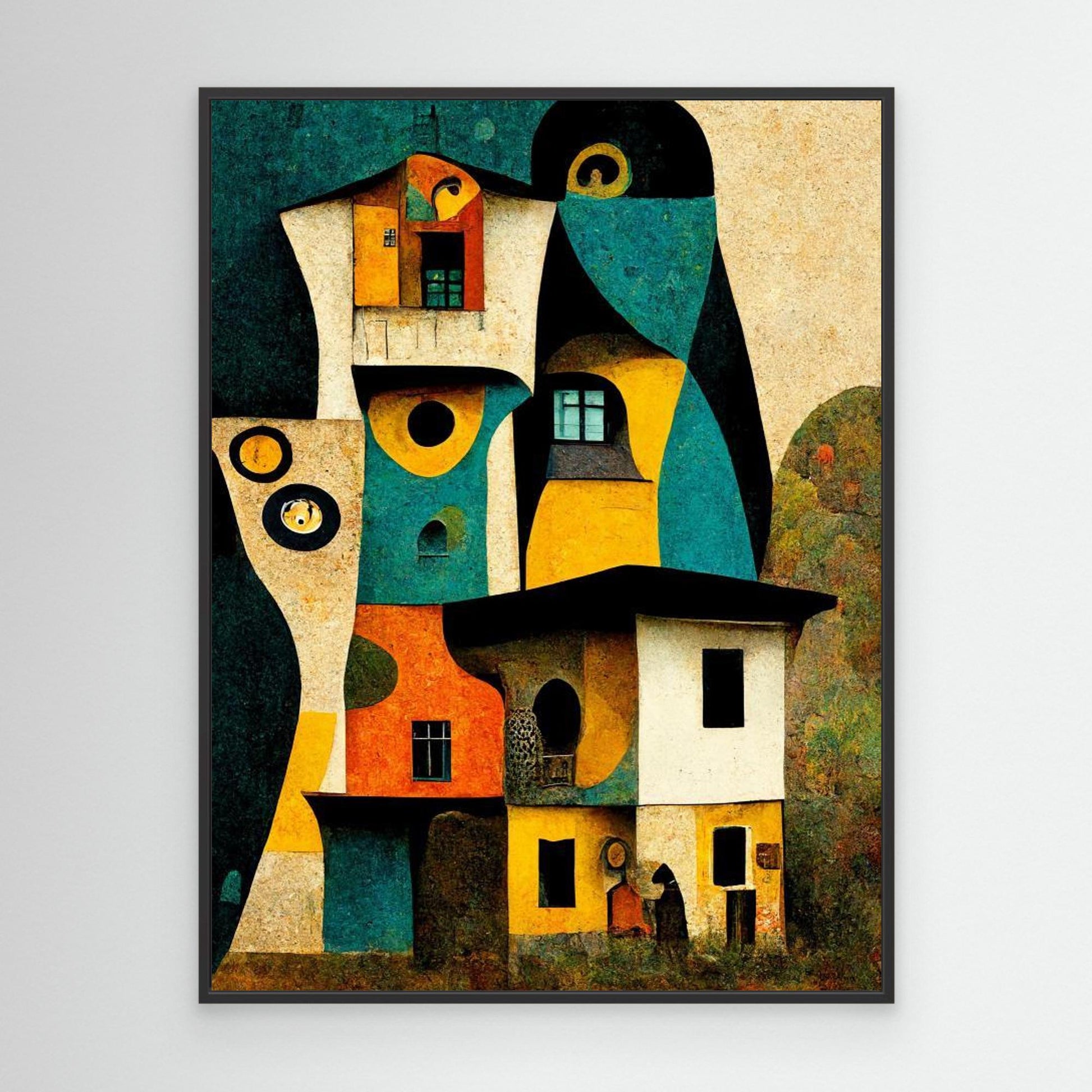 The Art House by Treechild - Canvas Print