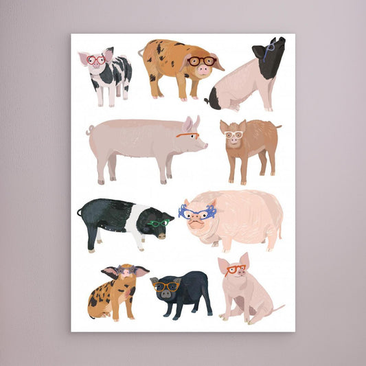Pigs Glasses by Hanna Melin