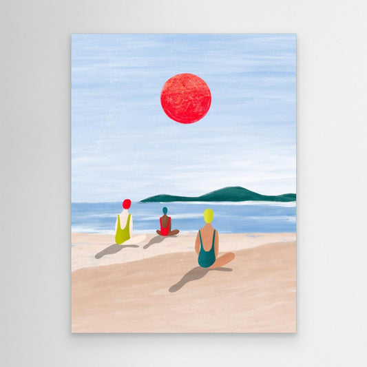 Girls At the Beach by Bea Müller